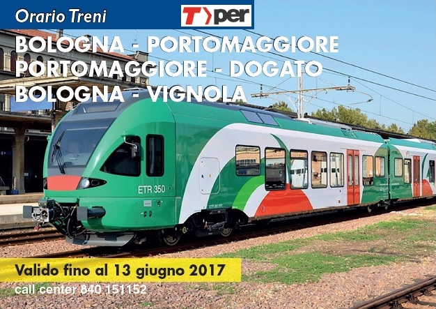 Modifiche orario ferroviario Linea Bologna - Vignola
