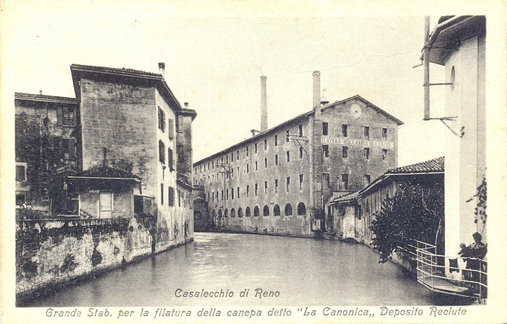La Filanda alla Canonica (Archivio fotografico Biblioteca C. Pavese)